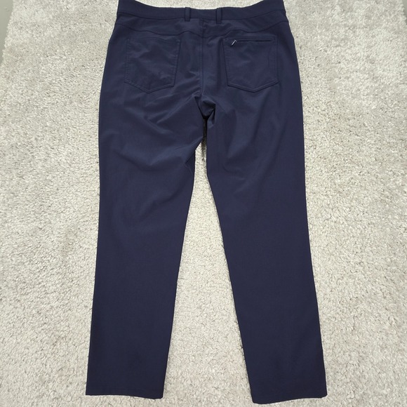 Mizzen+Main Mens Helmsman Pants Blue 36x30 Slim Tech Stretch‎ Performance Work - Picture 7 of 15